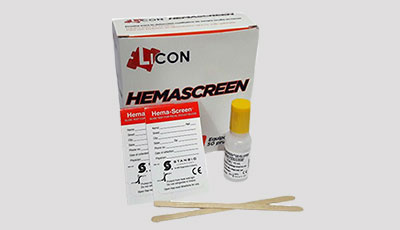 Prueba Hemascreen Para sangre oculta en heces