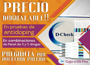 D-Check prueba antidoping 3 y 5 Combinaciones