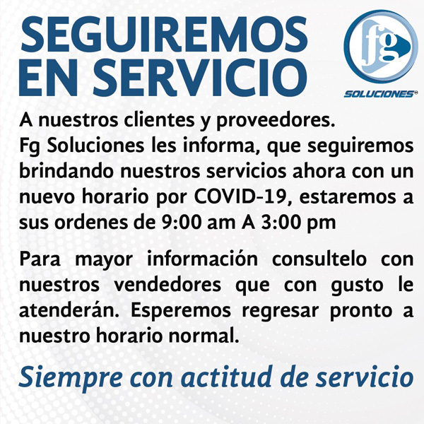 SEGUIMOS EN SERVICIO