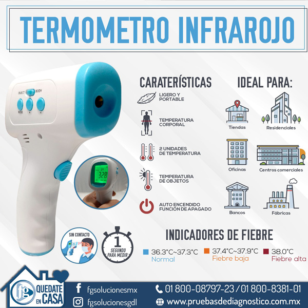 TERMÓMETRO INFRARROJO