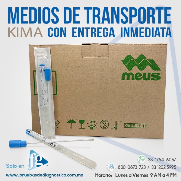 Medios de trasporte KIMA Hisopo estéril