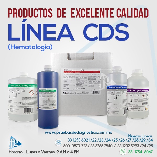 PRODUCTOS CDS HEMATOLOGÍA