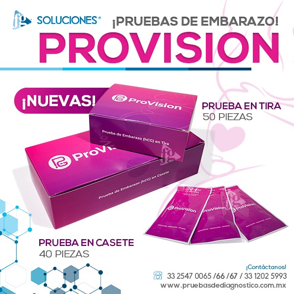 PRUEBAS DE EMBARAZO  PROVISION