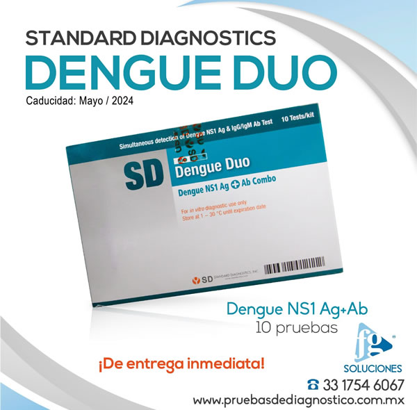 Prueba Dengue Duo Standard Diagnostics