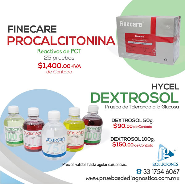 Procalcitonina Finecare y Dextrosol Hycel