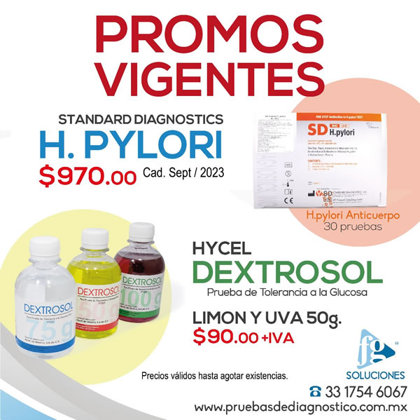 Promoción H. Pylori y Dextrosol