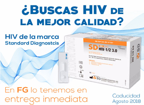 PRUEBAS DE HIV marca SD