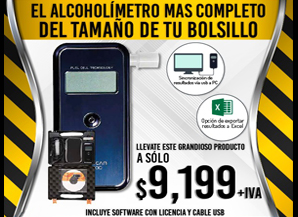  Alcoholímetro más completo